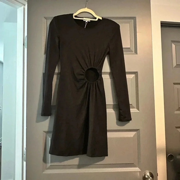 Danielle Bernstein WeWoreWhat Ruched O-ring Dress NWT size XS - Picture 3 of 6